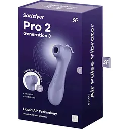 Вакуумний стимулятор Satisfyer Pro 2 Generation 3 with Liquid Air Lilac (SO8403) [108497] - мініатюра 8