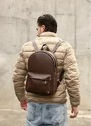 Чоловічий рюкзак Sambag Brix Classic шоколадний 35 х 25 х 12 см (14511020m)