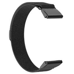 Ремінець металевий для смарт-годинника Google Pixel Watch 42,43 mm, Milanese Magnetic, чорний, міланська петля, браслет на магнітній застібці, сумісний з годинником Google Pixel Watch, для моделей з розміром корпусу 42,43 мм, ArmorStandart (ARM85721)