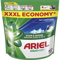 Капсули для прання Ariel Все-в-1 Гірське джерело 50 шт. - мініатюра 2