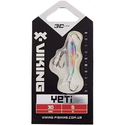Балансир Viking Fishing Yeti Ice Jig 30mm 5.0g #16 European Values - мініатюра 2