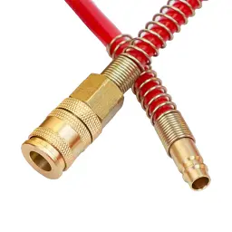 Шланг спіральний поліуретановий (PU) армований 15м 6.5×10мм REFINE (7013481) - мініатюра 3