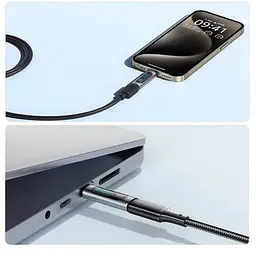 OTG USB Type-C вимірювач потужності зарядки гаджетів до 240 Ватт з дисплеєм Essager ES-OTG16 - мініатюра 6