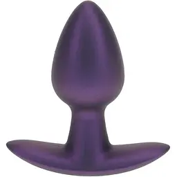 Анальна пробка Ouch! Smooth Anal Plug Metallic S 6.5 см (фіолетовий)