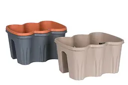 Горщик для квітів Kinzo Garden Балконний 29x38x20 см в асортименті - мініатюра 2