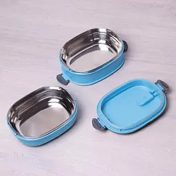 Ланч-бокс 2 ємності Kamille 20х14.5х13.5 см kuh0009673 - мініатюра 4