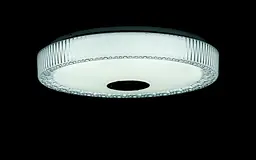 Люстра стельова LED Splendid Ray LY6121/30Wx2, 60W, білий, хром, сучасний стиль, з пультом і Bluetooth - мініатюра 3