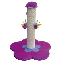 Дряпка стовпчик на підставці з грою Croci Mini Flowers 25 x 25 x 30 см