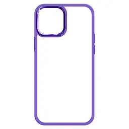 Чехол для Apple iPhone 14, Unit, фиолетовый, прозрачный противоударный чехол-накладка из TPU и поликарбоната (PC), с защитными бортиками, защита всего корпуса от ударов и царапин, ArmorStandart (ARM62479)