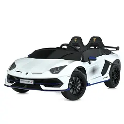 Детский электромобиль Машина Lamborghini 24V до 60 кг Белый (DE-169-E-675)