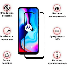 Захисне скло BeCover для Motorola Moto E7 Power / E7i Power Black (706450) - мініатюра 2