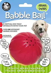 Інтерактивна іграшка-м'яч для собак Pet Qwerks Animal Sounds Babble Ball
