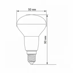 LED лампа VIDEX R50e 6W E14 4100K - мініатюра 3
