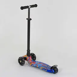 Самокат дитячий Best Scooter 59х16х30 см Чорно-синій 000231540 - мініатюра 4