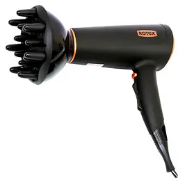 Професійний потужний фен Rotex RFF200-B DelicateCare Pro дифузор концентратор 2000 Вт - мініатюра 5