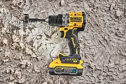 DeWALT Шурупокрут-дриль акумуляторний DeWALT XR Li-Ion PowerStack 18В 2х5А·рік 90Нм 0-650·0-2000об/хв кейс ЗП 1.28кг - мініатюра 6