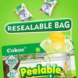 Цукерки желейні Cokoc Peelable Soft Candy Gummies Mystery Cube 60г - мініатюра 6