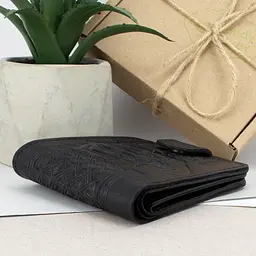 Гаманець чоловічий шкіряний Handycover HC0041 чорний з гербом України - мініатюра 4