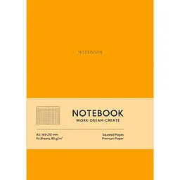 Блокнот "Notebook" у клітинку (помаранчевий)