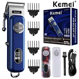 Машинка для стрижки волосся Kemei Km-1895 для барберів - мініатюра 6