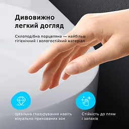 Унітаз підвісний FlashClean Am.Pm Spirit 2.0 з сидінням мікроліфт Square білий C701701SC, Білий - мініатюра 6