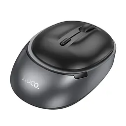 Миша бездротова Hoco GM34 Nuevo Bluetooth + 2.4G Black metal gray - мініатюра 3