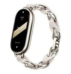 Ремінець для фітнес-браслета Xiaomi Smart Band 8 ланцюжок для браслета білий M2254AS1 - мініатюра 3