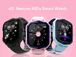 Смарт годинник для дітей F60 з GPS, відеодзвінками, 4G SIM-картою та кнопкою SOS Чорний - мініатюра 11