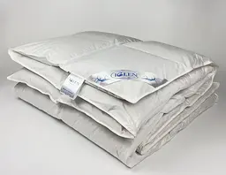 Ковдра полегшена Iglen Climate-comfort пух білий двоспальна 172х205
