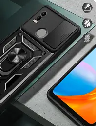 Панель BeCover Military для Nokia C21 Plus Black (709109) - мініатюра 3