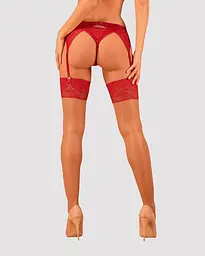 Панчохи Obsessive Lacelove stockings XS/S - мініатюра 2