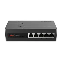PoE-комутатор некерований 5-портовий ONV ONV-H3054PEBS 4 портами PoE (73-00071) - мініатюра 2