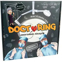 Настольная игра Doctoring - соревнование врачей Strateg 30916 укр