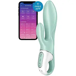 Вібратор-кролик Satisfyer Air Pump Bunny 5+ - мініатюра 2