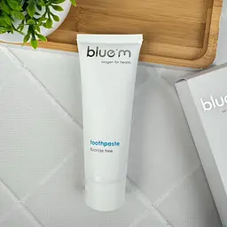 Зубна паста для зубів та імплантів BlueM Oxygen професійний догляд за яснами та ротовою порожниною без фтору 75 мл - мініатюра 2