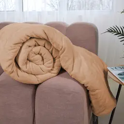 Ковдра-плед антиалергенна літо MirSon Plush Summer Beige 140х205 см бежева (2200010676433) - мініатюра 8