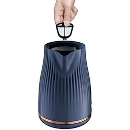 Електрочайник Tefal Loft Strix 1.7 л пластик синій (KO251430) - мініатюра 4