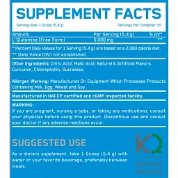 Амінокислота Everbuild Nutrition Glutamine Пунш з кислих яблук 300 г - мініатюра 2
