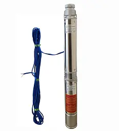 Насос свердловиний з підвищеною стійкістю до піску Optima PM 4QJm4/11 0.75 кВт 81м + 15 м кабель