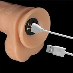 Вібратор Lovetoy Power Basics Cock 9'' 23 см (тілесний) - мініатюра 12