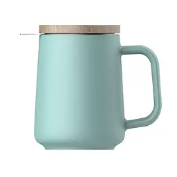 Чашка-заварник U Brewing Mug Wood, 500 мл - Жовтий - мініатюра 4
