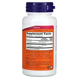 Вітаміни та мінерали NOW Vitamin D3 & K2, 120 вегакапсул - мініатюра 2