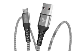Pixus Flex Micro USB кабель Gray - мініатюра 5