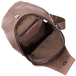 Сумка крос боді 20402 сіро- Vintage коричнева - мініатюра 5