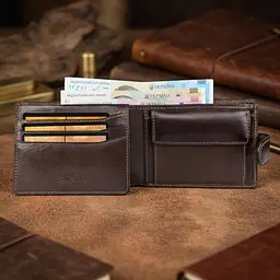 Чоловіче портмоне Tony Perotti Italico 396 moro (90111) Коричневе - мініатюра 2