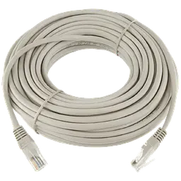 Патч-корд літій UTP RJ45 кат. 5Е 15 м (сірий)