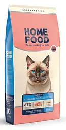 Гіпоалергенний корм для котів Home Food Морський коктейль 10кг