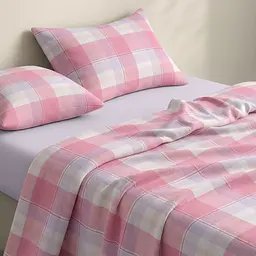 Дитяча постільна білизна фланель в ліжечко AMETHYST TARTAN CS7 COSAS (4822052500545) - мініатюра 2