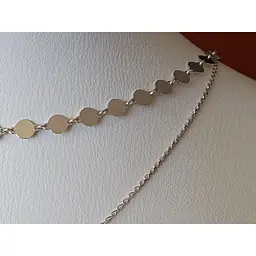 Срібне кольє Qvaliz. 908-01064 38 - мініатюра 4