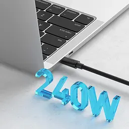 Кабель Hagibis UC4T USB-C to USB-C Cable 0.10m [145378] - мініатюра 4